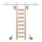 Meadow Lane Ladder 107 in. Un-Finished Oak Satin Nickel Hook with 8 ft. Rail Kit EG.300-107RO-08.02 - alternate 1